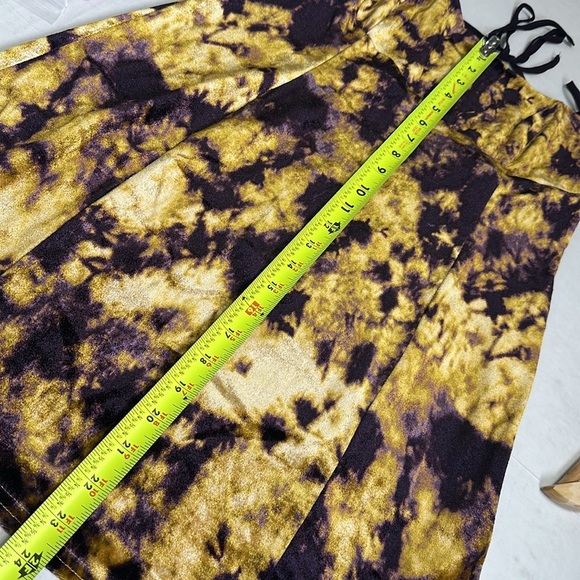 Urban Outfitters Dawn Tie Dye Velvet Mini Short Slip Dress Womens Medium - Picture 8 of 14